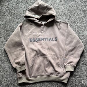 Men's Taupe Logo Hoodie